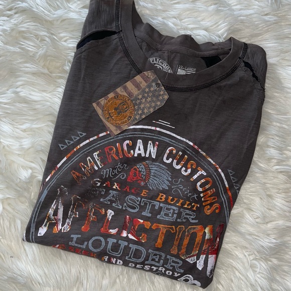 Affliction Long Sleeved Tee.     XXL - Picture 12 of 12